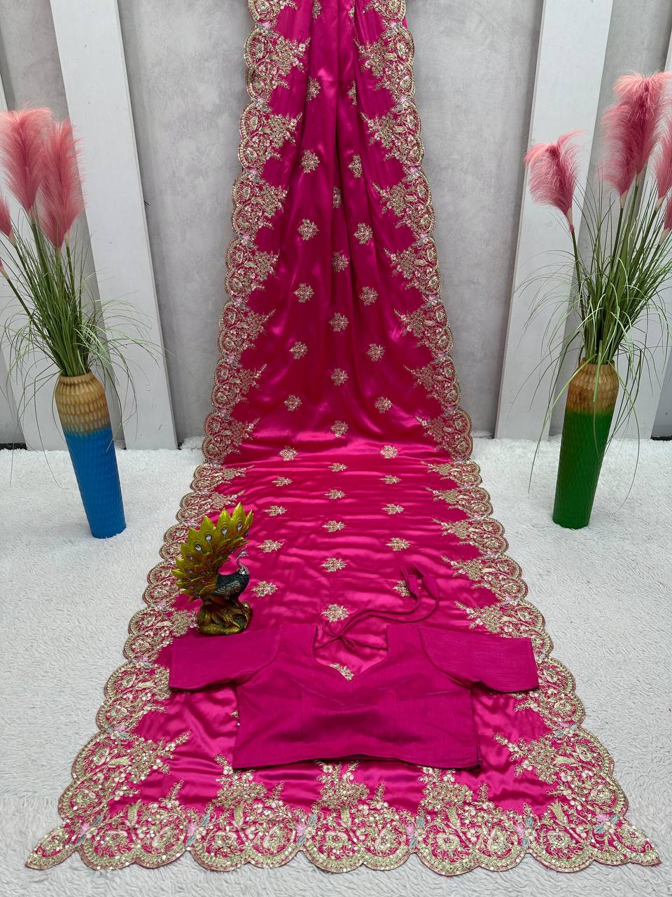 Looking some one for this same colour beautiful Designer Saree