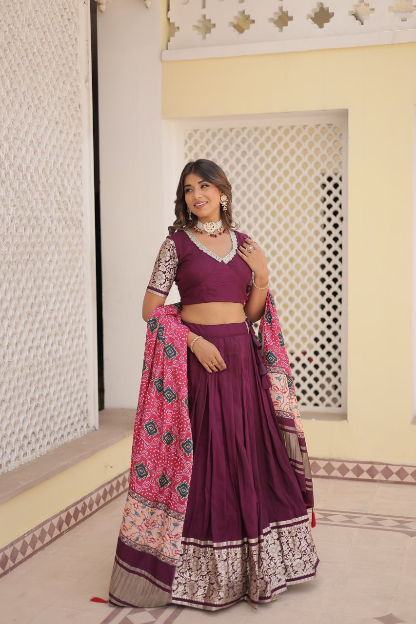 Experience the allure of Trending Viscose Lehenga Choli