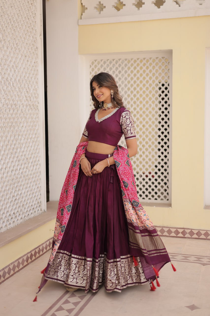 Experience the allure of Trending Viscose Lehenga Choli