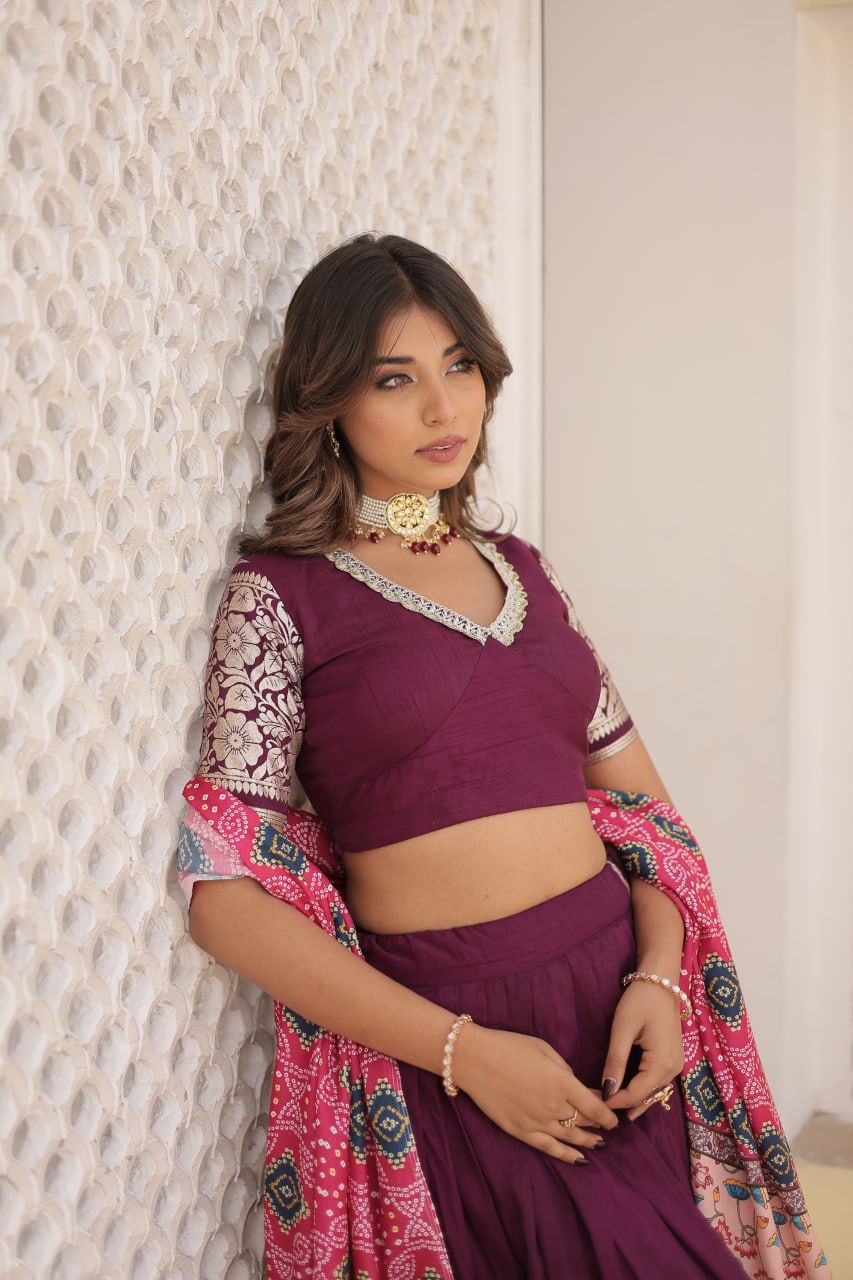 Experience the allure of Trending Viscose Lehenga Choli