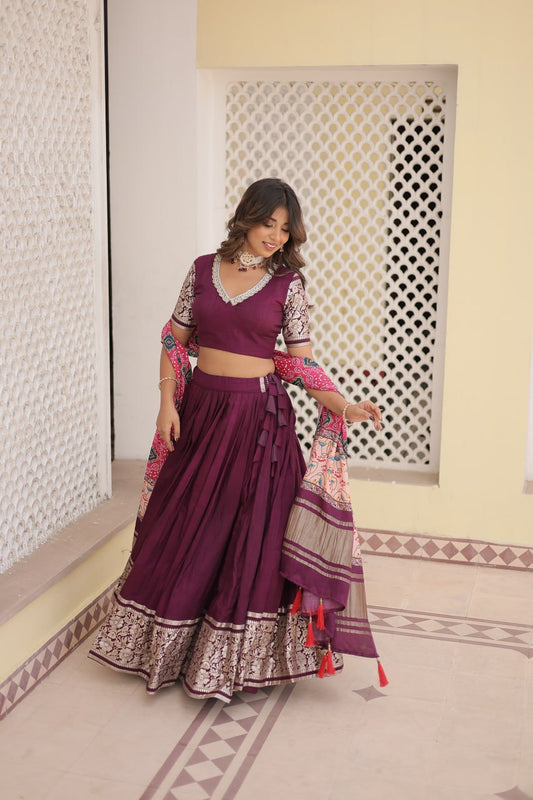 Experience the allure of Trending Viscose Lehenga Choli