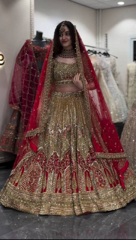 Launching 4 meter flared Lehenga, Exceptional Quality with Can-Can and Canvas Layers