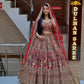 Launching 4 meter flared Fox Georgette Lehenga
