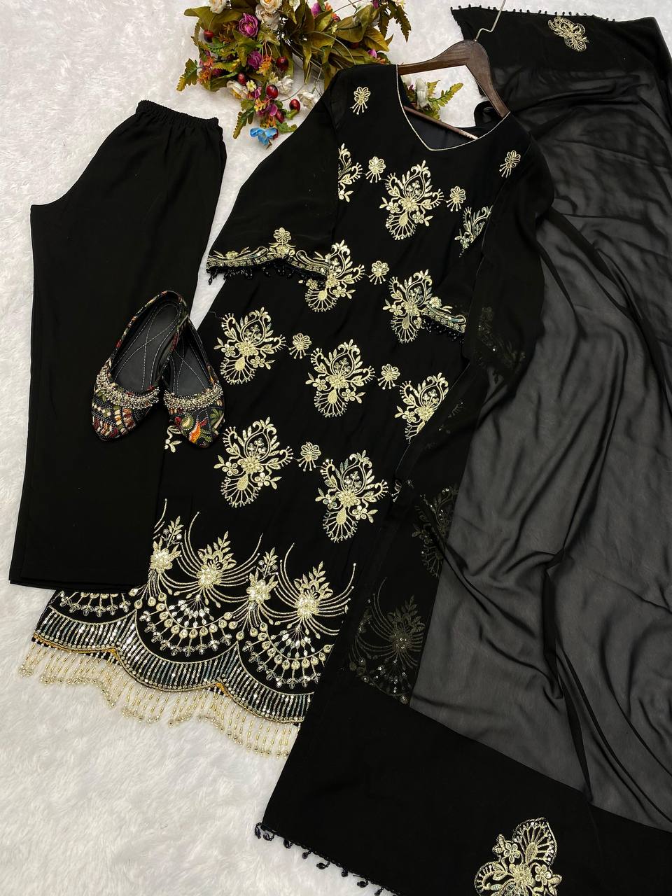 Monsoon Special Presenting New Designer Party Wear Long Pakistani Suit