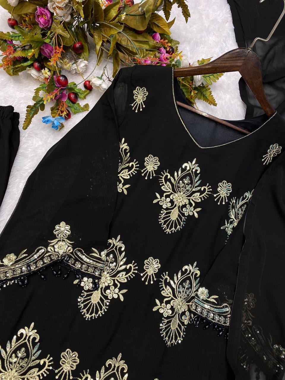 Monsoon Special Presenting New Designer Party Wear Long Pakistani Suit