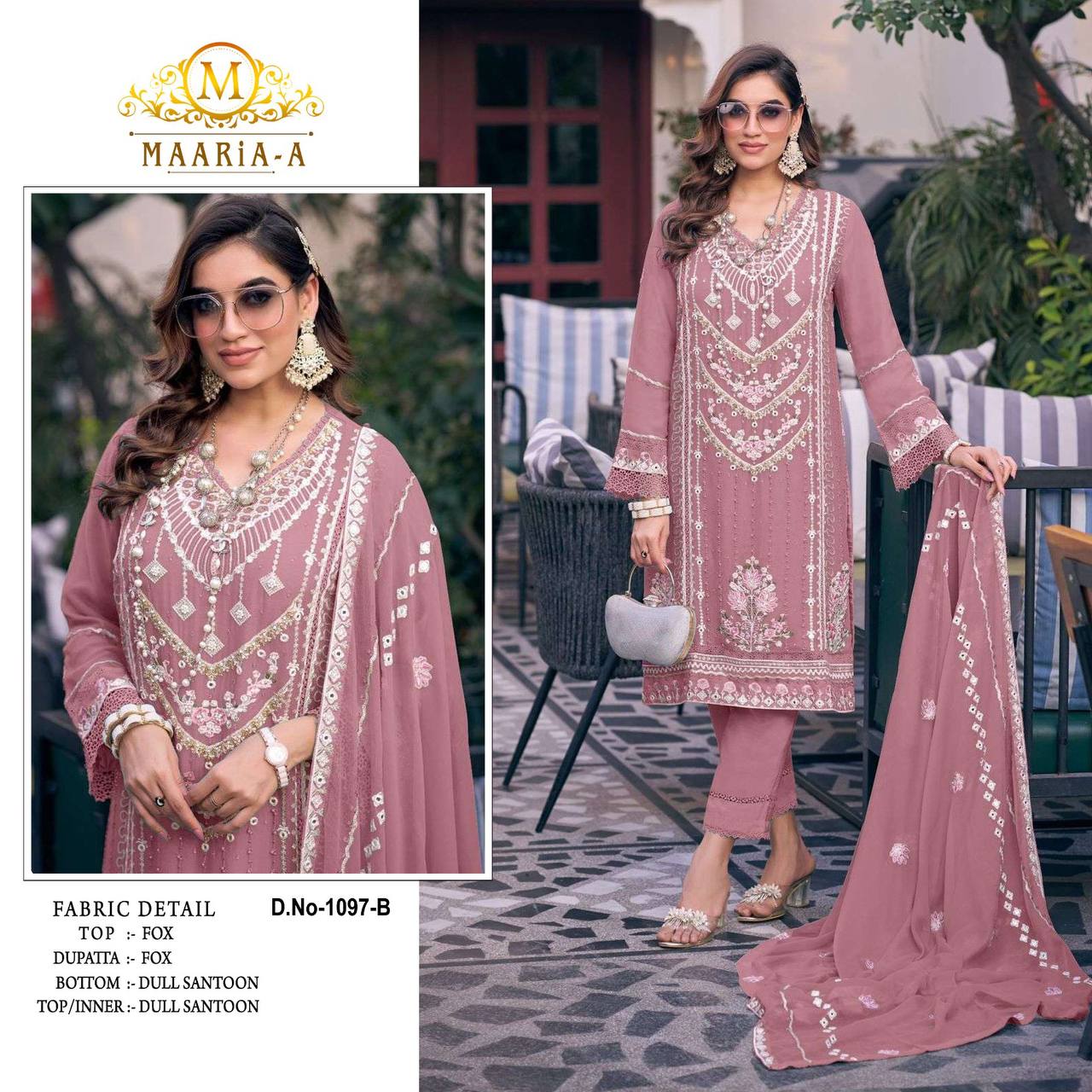 Heavy Fox Georgette Pakistani Suit