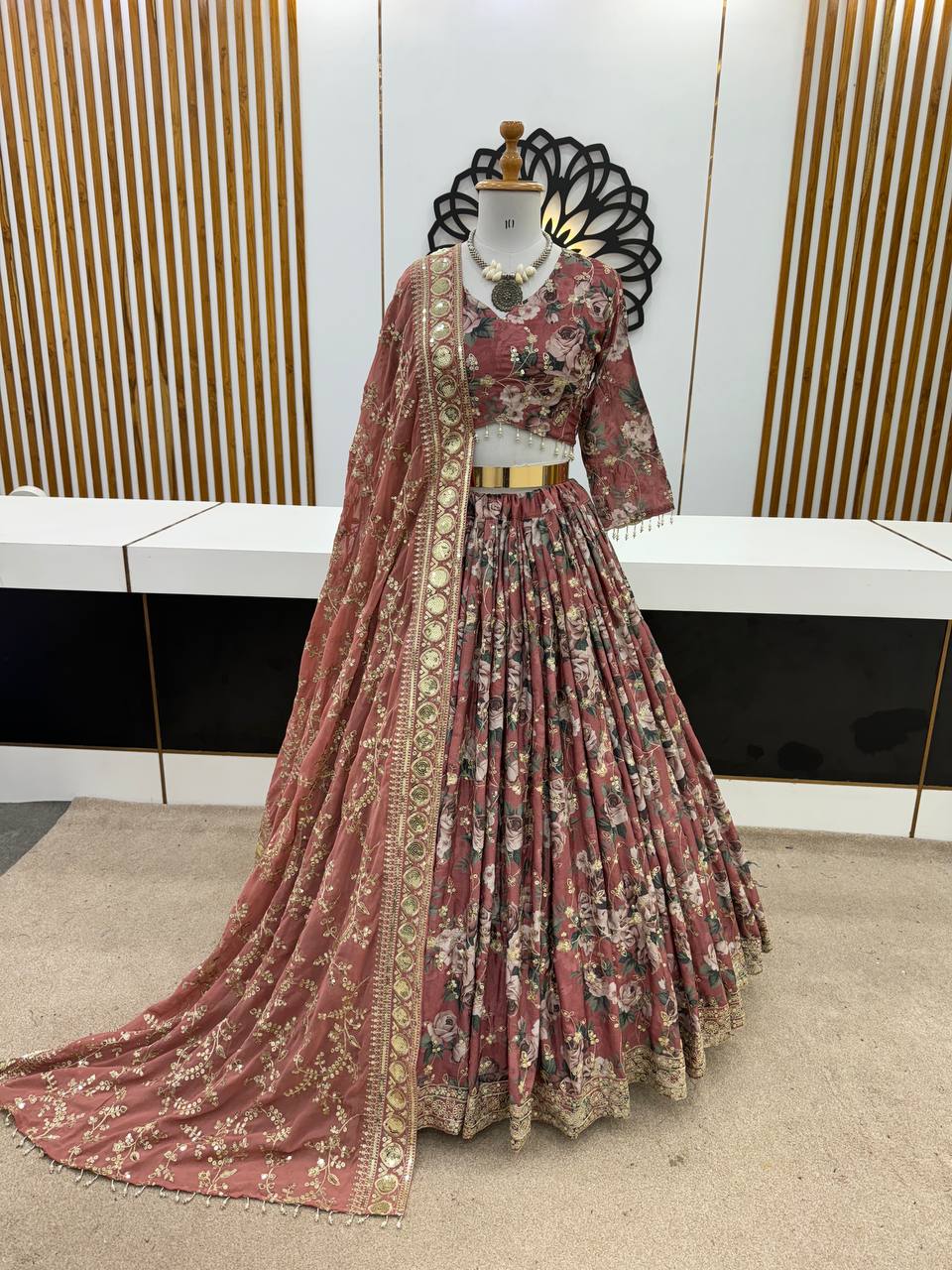 New Wedding Collection Lehenga Choli With Full Heavy Embroidery Sequence Work