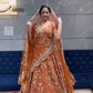 Launching 4 meter flared Fox Georgette Lehenga