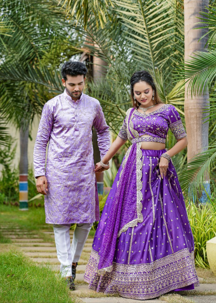 Dreamer Lehenga Choli* (Full Stitched) Couple Set