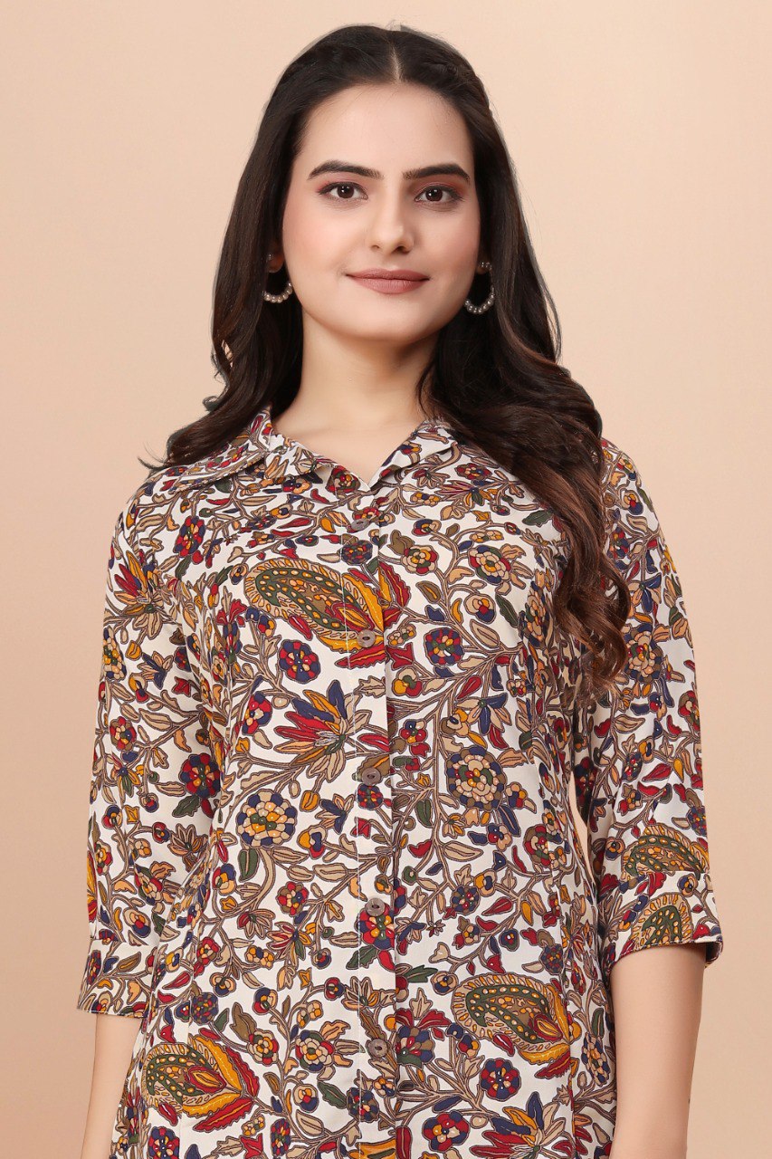 SOFTY COTTON FABRIC ONLY KURTI