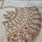 Net lehenga with rainbow sequins Dori & thread work choli