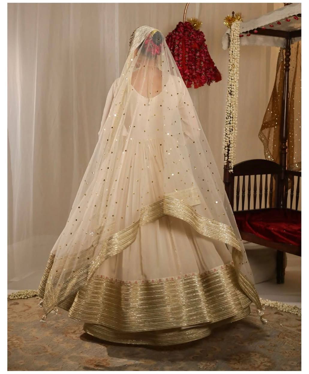 Georgette With Heavy 3/mm Sequins & Zari Thread Embroidered work Gown