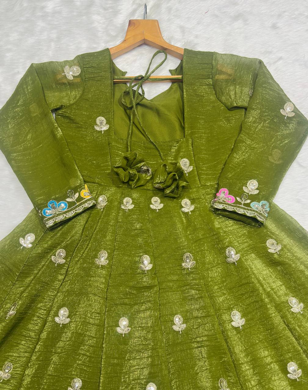 PREMIUM READYMADE ANARKALI SUIT SET (3 PCS)