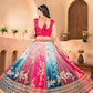 Chinon Pedding Sequins and Zari Embroidery Work Choli