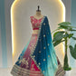 Chinon Pedding Sequins and Zari Embroidery Work Choli