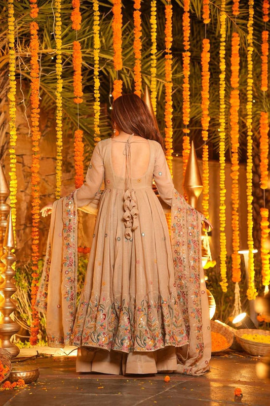 PREMIUM READYMADE ANARKALI SUIT SET (3 PCS)