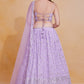 Premium Georgette Heavy Zari & Sequence Embroidery Lehenga Fabric