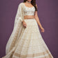 Premium Georgette Heavy Zari & Sequence Embroidery Lehenga Fabric