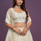 Premium Georgette Heavy Zari & Sequence Embroidery Lehenga Fabric