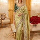 Wedding Wear Pure Kanjivarm Silk Heavy Embroidery Work Saree