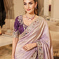 Wedding Wear Pure Kanjivarm Silk Heavy Embroidery Work Saree