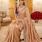 Wedding Wear Pure Kanjivarm Silk Heavy Embroidery Work Saree