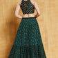 Goergette Zari Sequence Embroidery Choli