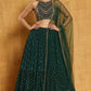 Goergette Zari Sequence Embroidery Choli