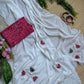 Very Soft nd Elegant Rich look chinnon silk saree