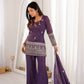 CRUNCHY SILK FABRIC WITH EMBROIDERY SEQUENCE 3 PEACE