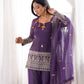 CRUNCHY SILK FABRIC WITH EMBROIDERY SEQUENCE 3 PEACE