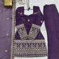 CRUNCHY SILK FABRIC WITH EMBROIDERY SEQUENCE 3 PEACE