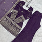 CRUNCHY SILK FABRIC WITH EMBROIDERY SEQUENCE 3 PEACE