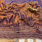 Pure Fandy Sattin Silk With Beautiful Original Rose Gold Beads Saree