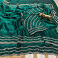 Pure Fandy Sattin Silk With Beautiful Original Rose Gold Beads Saree