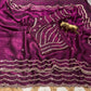 Pure Fandy Sattin Silk With Beautiful Original Rose Gold Beads Saree