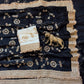Pure Space Silk With Beautiful Gold Beeds (Bhungali) Work Saree