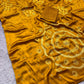 Japan sattin With original mirror work With tassels in pallu saree