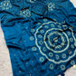Japan sattin With original mirror work With tassels in pallu saree