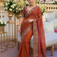 Party & Wedding Wear Soft  Fendy Satin silk Saree