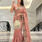 Party Wear Soft Tissue Chiffon silk Saree