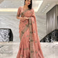 Party Wear Soft Tissue Chiffon silk Saree