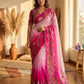 Soft Tebby silk with floral print saree