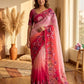 Soft Tebby silk with floral print saree