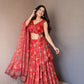 Beautiful all over floral printed lehenga