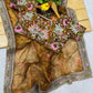 Smooth Organza Beautiful 3D Floral Sublimation Printed Design Saree