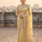Premium Fandy satin with c pallu bits embroidery work saree