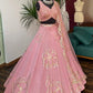 Premium Fancy Fabric Rich Zari Sequins & Intricate Embroidery Work Choli
