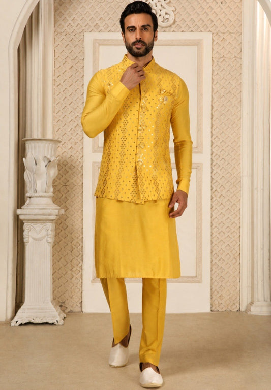 Premium Men’s Koti Kurta Set