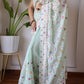 Heavy Butterfly Net Beautiful Mallty Colour Aari Embroidery Work Saree